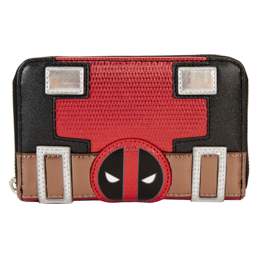 Marvel - Deadpool Metallic Cosplay Zip Around Wallet