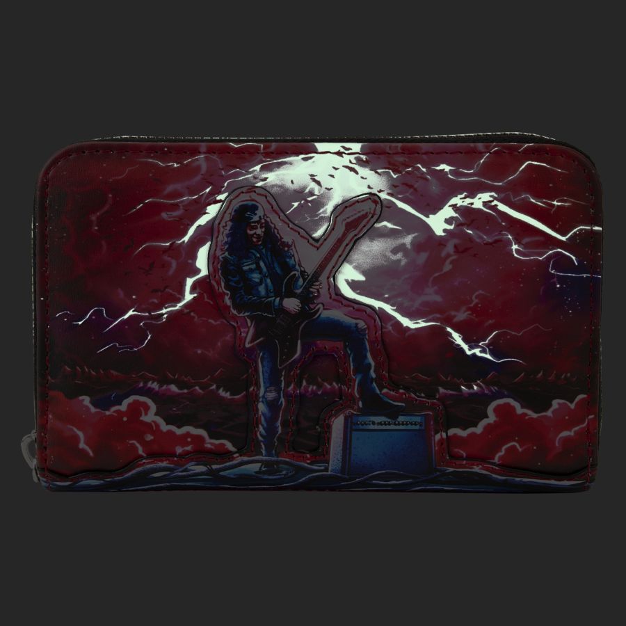 Stranger Things - Eddie Munson Tribute Glow Zip Around Wallet