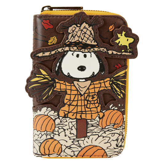 Peanuts - Snoopy Scarecrow Zip Around Wallet