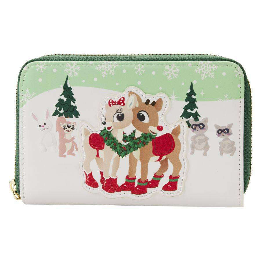 Rudolph the Red-Nosed Reindeer - Merry Couple Zip Around Purse