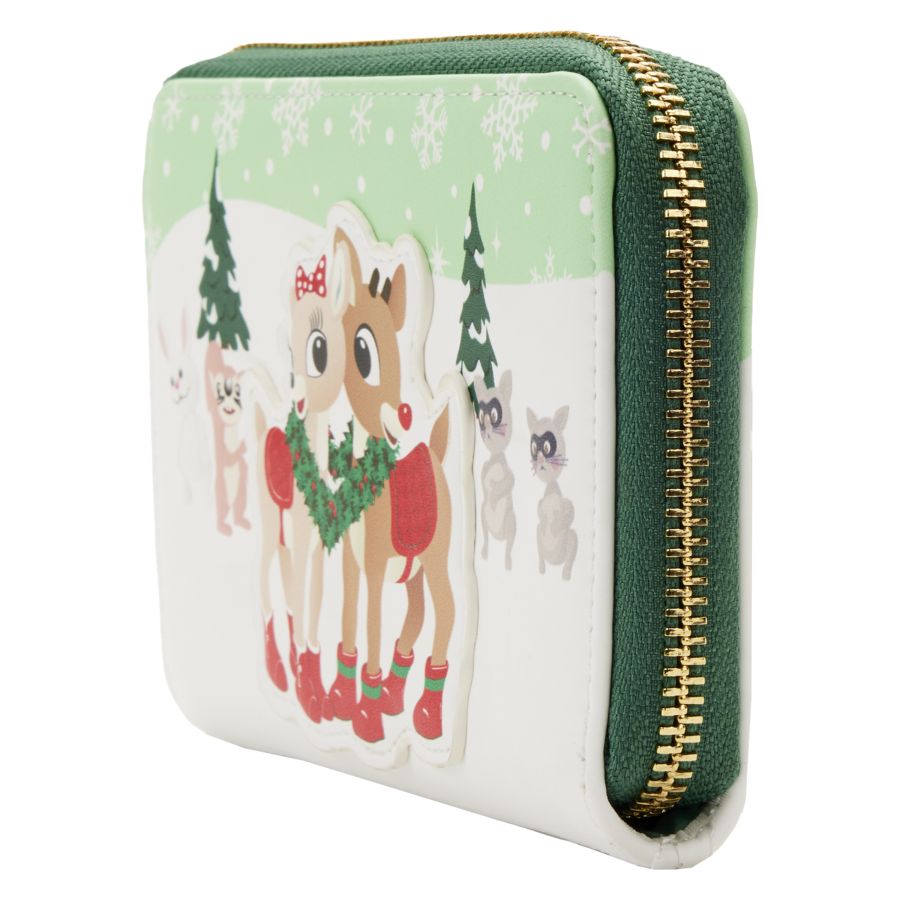 Rudolph the Red-Nosed Reindeer - Merry Couple Zip Around Purse