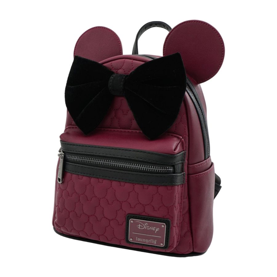 Disney - Mickey Mouse Brown with Bow & Ears Mini Backpack