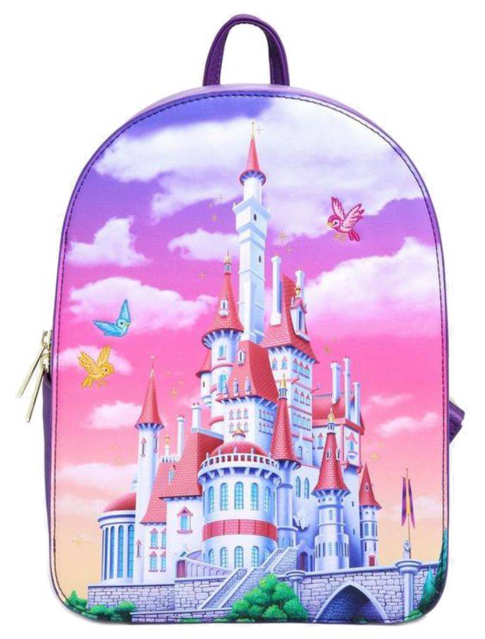Beauty and the Beast (1991) - Castle Snap Flap US Exclusive Mini Backpack