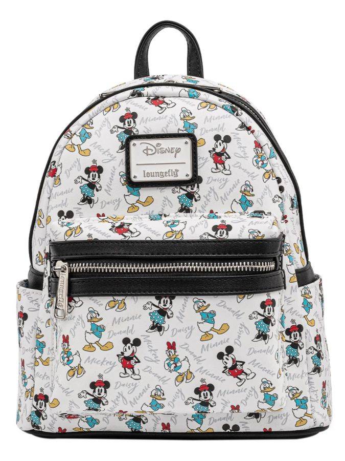 Disney - Friends Print Black Trim US Exclusive Mini Backpack