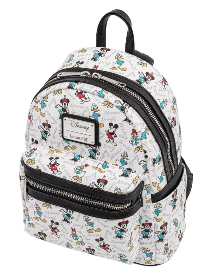 Disney - Friends Print Black Trim US Exclusive Mini Backpack