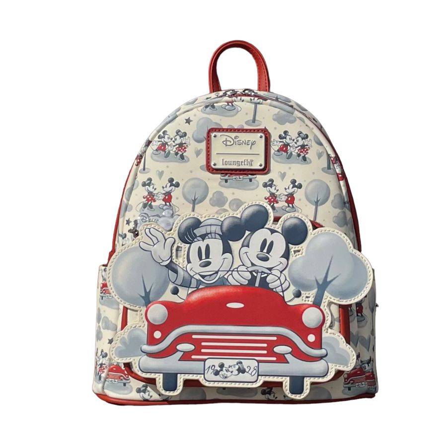 Disney - Mickey & Minnie Springtime Car US Exclusive Mini Backpack