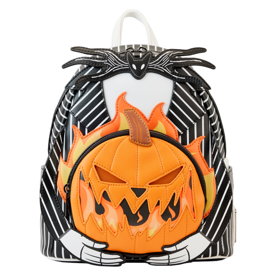 The Nightmare Before Christmas - Jack Pumpkin Glow Head Mini Backpack