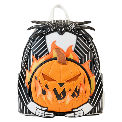 The Nightmare Before Christmas - Jack Pumpkin Glow Head Mini Backpack