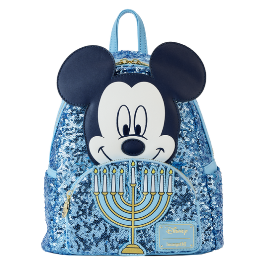 Disney - Mickey Mouse Hanukkah Sequin Glow Mini Backpack