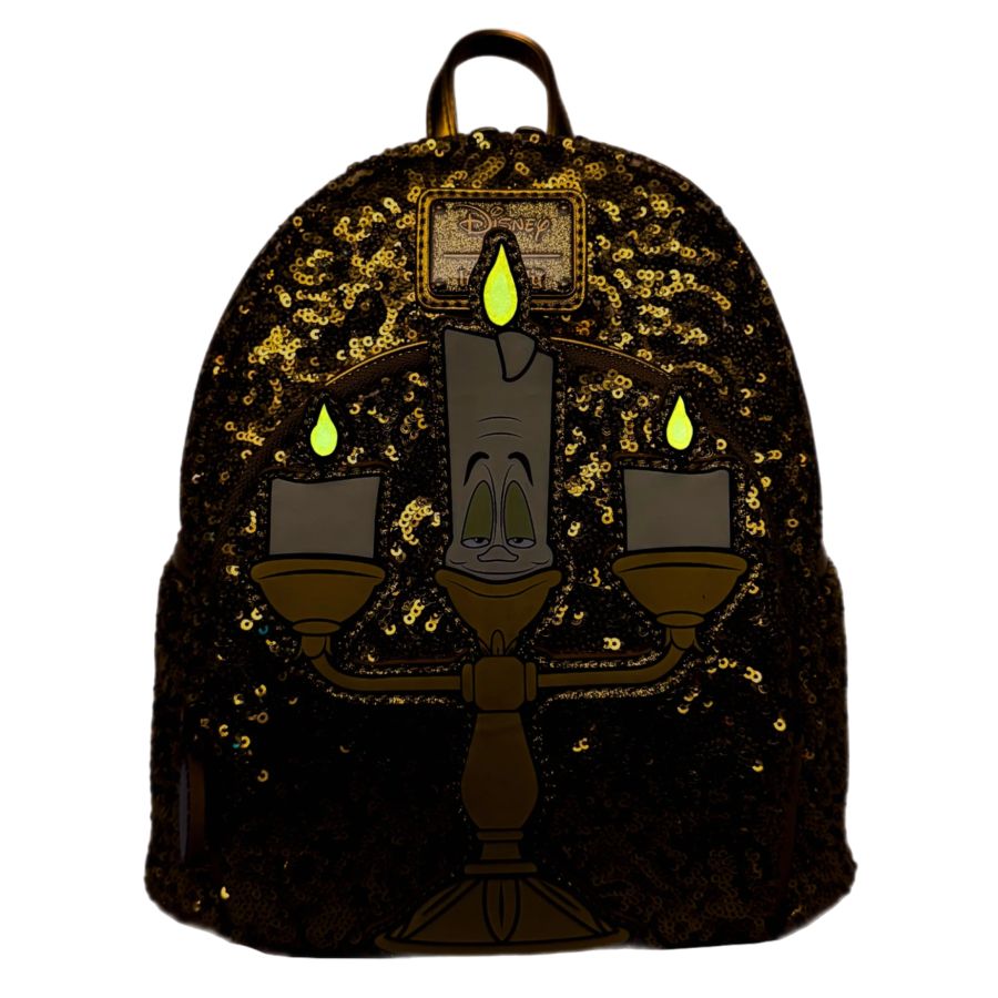 Beauty & the Beast (1991) - Lumiere Sequin US Exclusive Mini Backpack