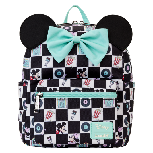 Disney - Mickey & Minnie Date Diner AOP Nylon Backpack