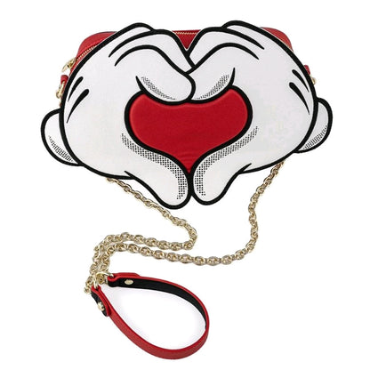 Mickey Mouse - Mickey Heart Hands Crossbody