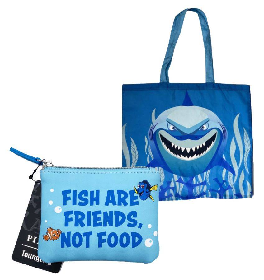 Finding Nemo - Bruce Coin Pouch & Tote Bag 2-in-1 US Exclusive Set