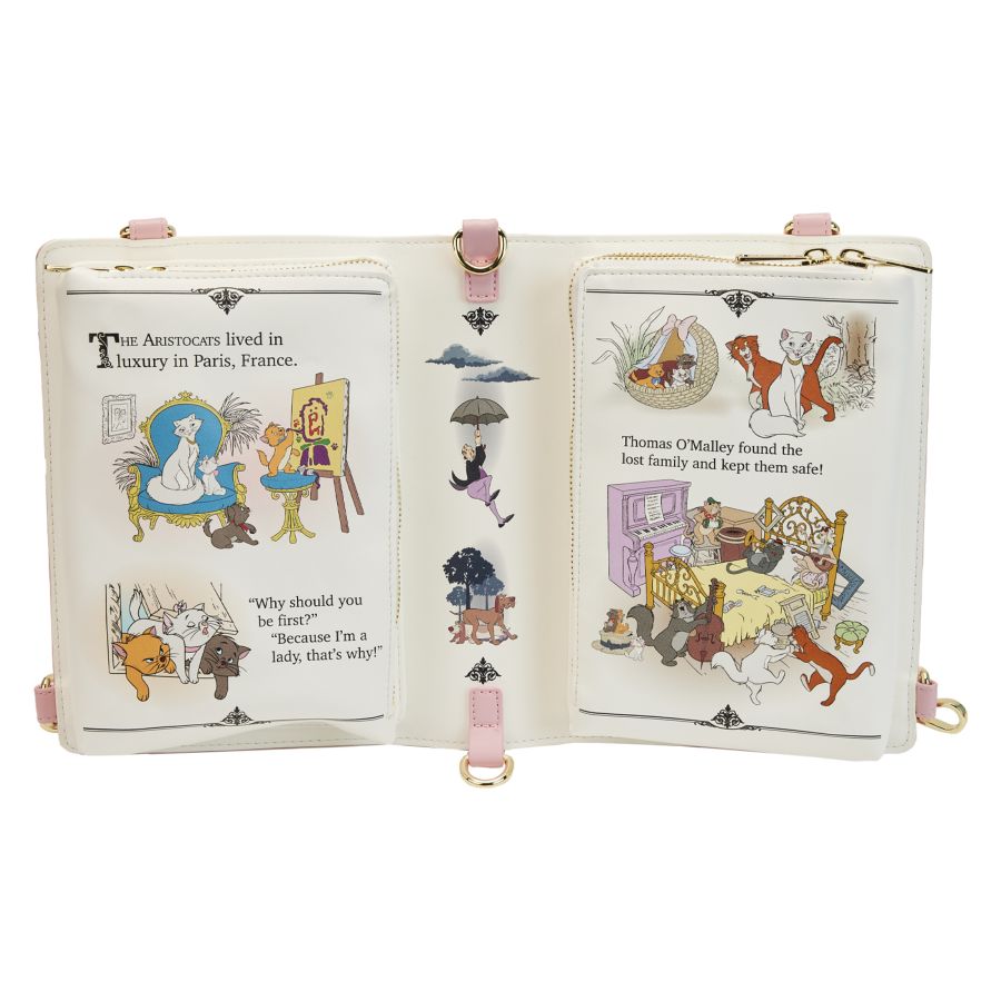 The Aristocats (1970) - Book Convertible Crossbody Bag