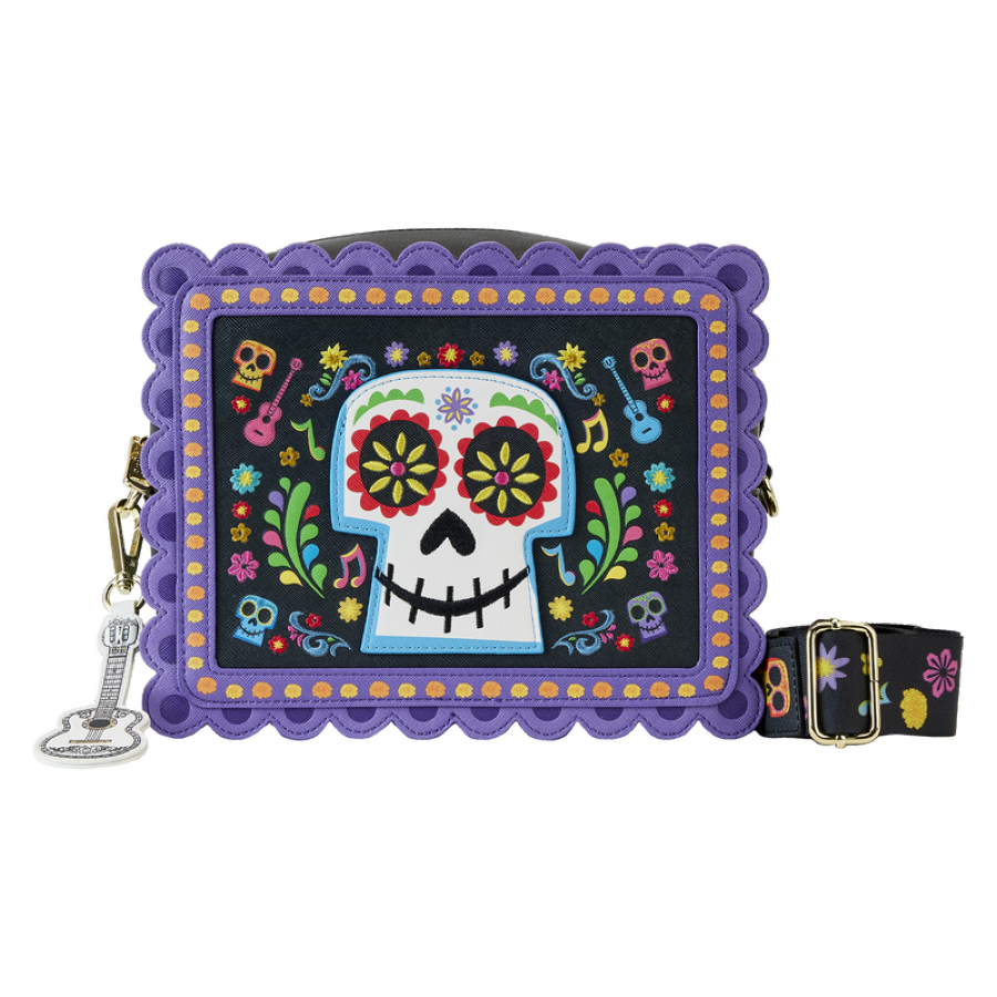 Coco - Miguel Calavera Floral Skull Crossbody Bag