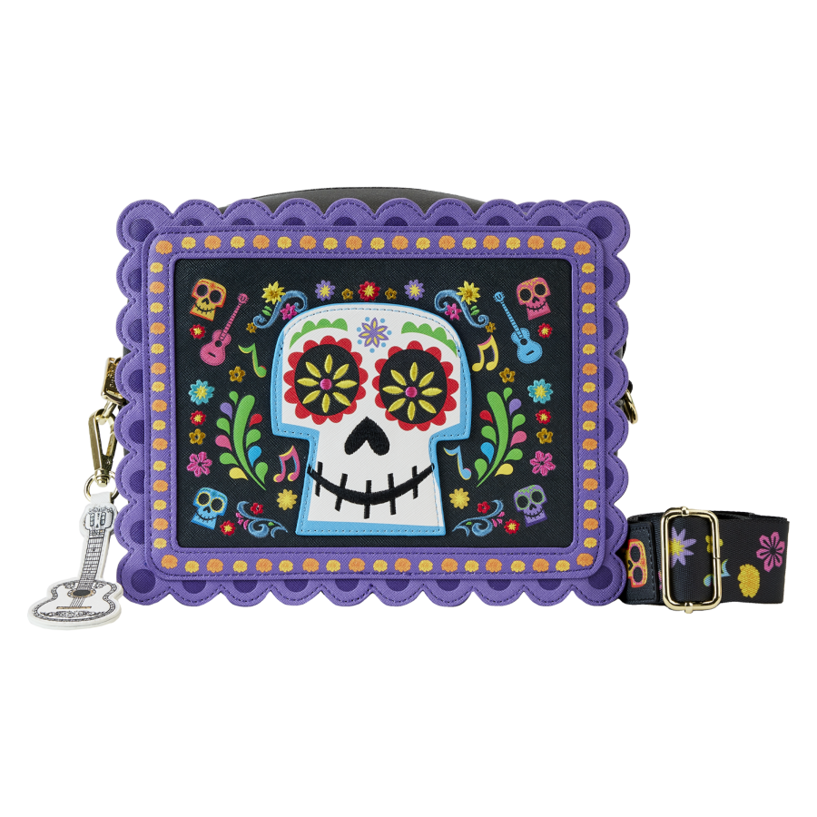 Coco - Miguel Calavera Floral Skull Crossbody Bag