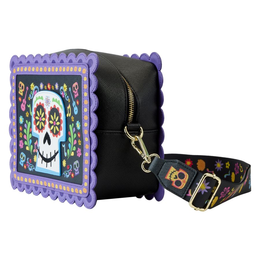 Coco - Miguel Calavera Floral Skull Crossbody Bag