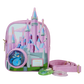 Sleeping Beauty -Castle Three Good Fairies Stained Glass Crossbody Bag