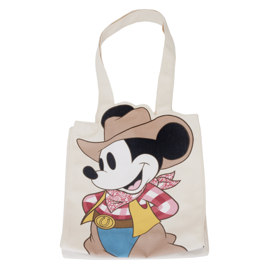 Disney - Western Mickey Canvas Tote Bag