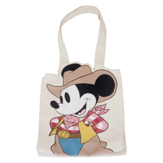 Disney - Western Mickey Canvas Tote Bag