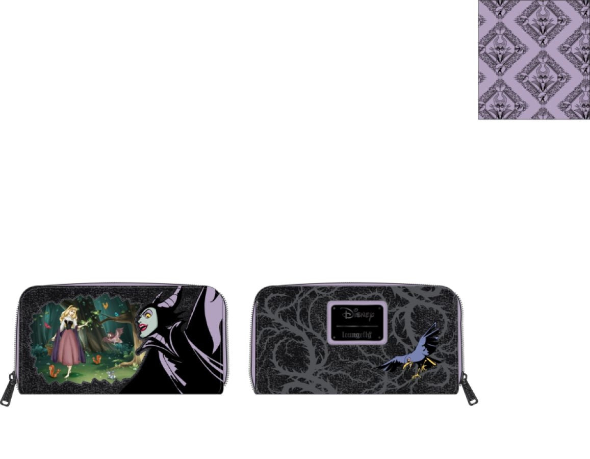 Sleeping Beauty - Maleficent & Sleeping Beauty Zip Purse