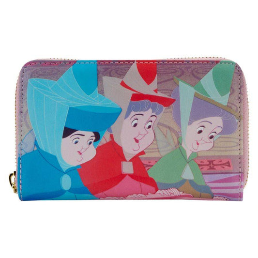 Sleeping Beauty - Princess Scene Zip Purse