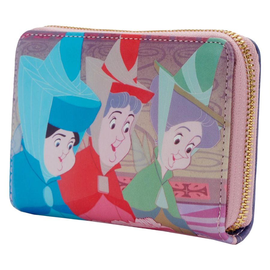 Sleeping Beauty - Princess Scene Zip Purse