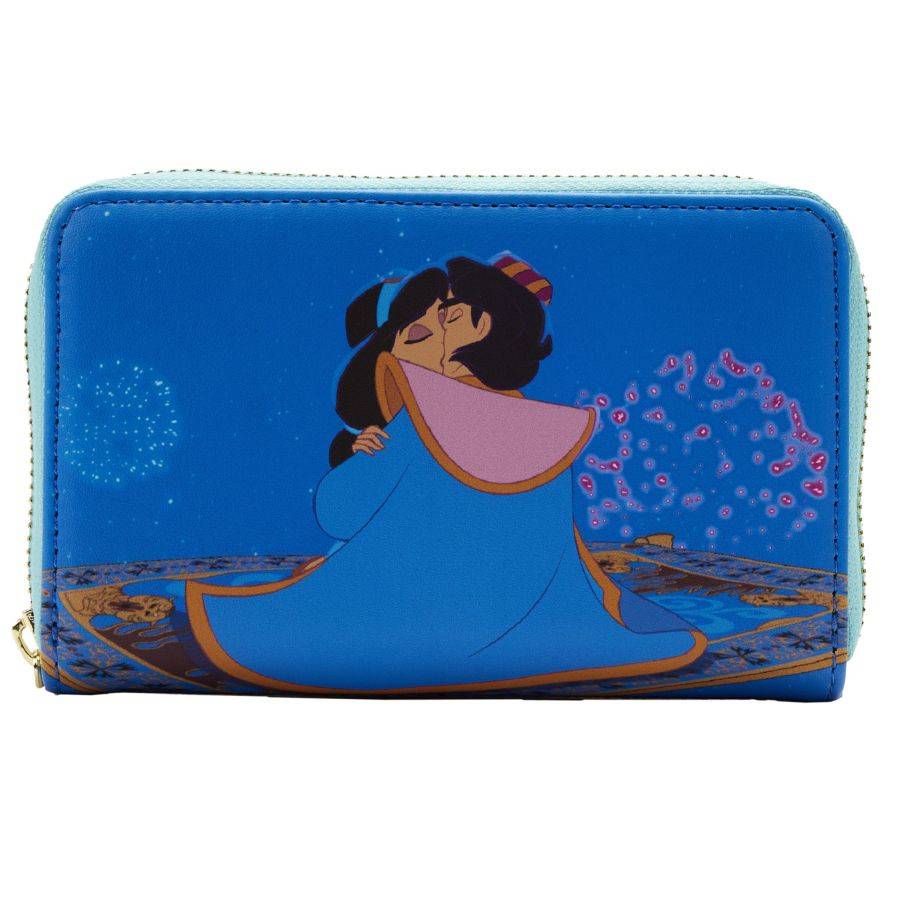 Aladdin (1992) - Jasmine Princess Scenes Zip Around Purse