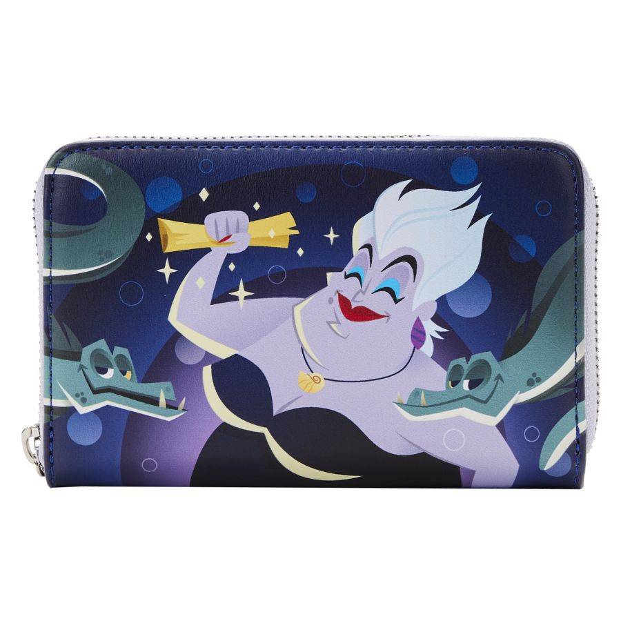 The Little Mermaid (1989) - Ursula Lair Glow Zip Around Purse