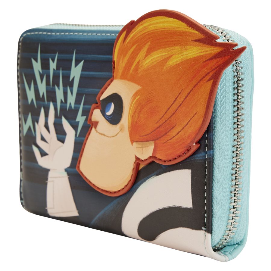 The Incredibles - Syndrome Glow Zip Around Wallet