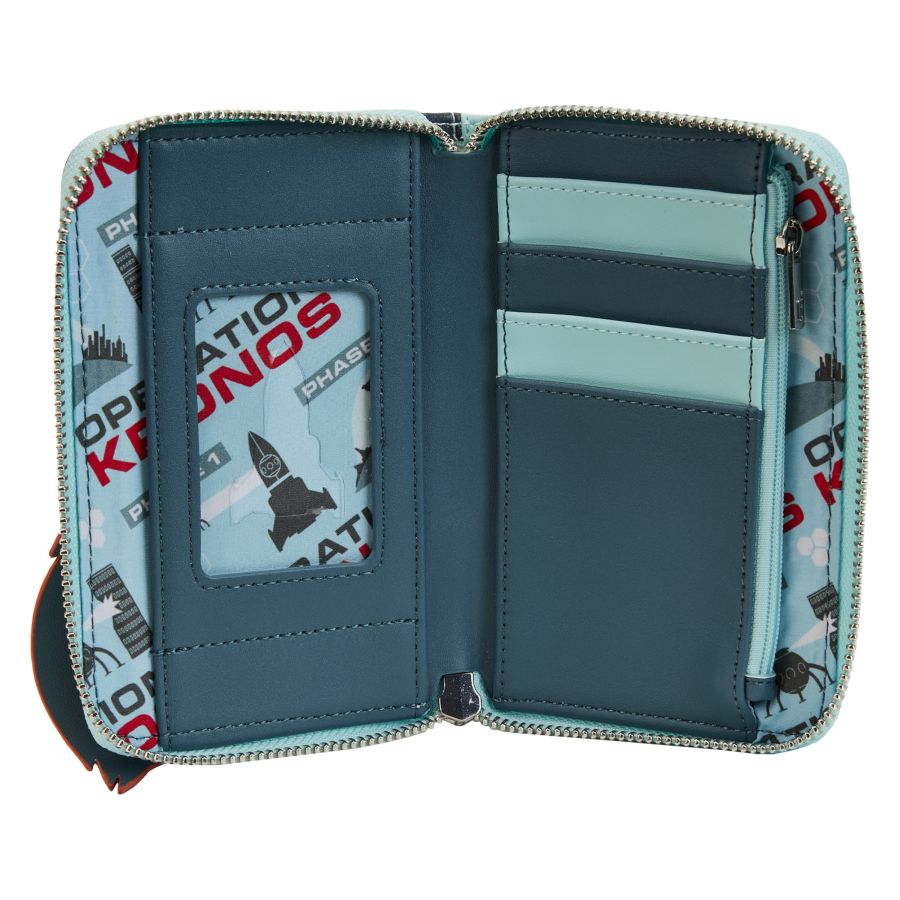 The Incredibles - Syndrome Glow Zip Around Wallet