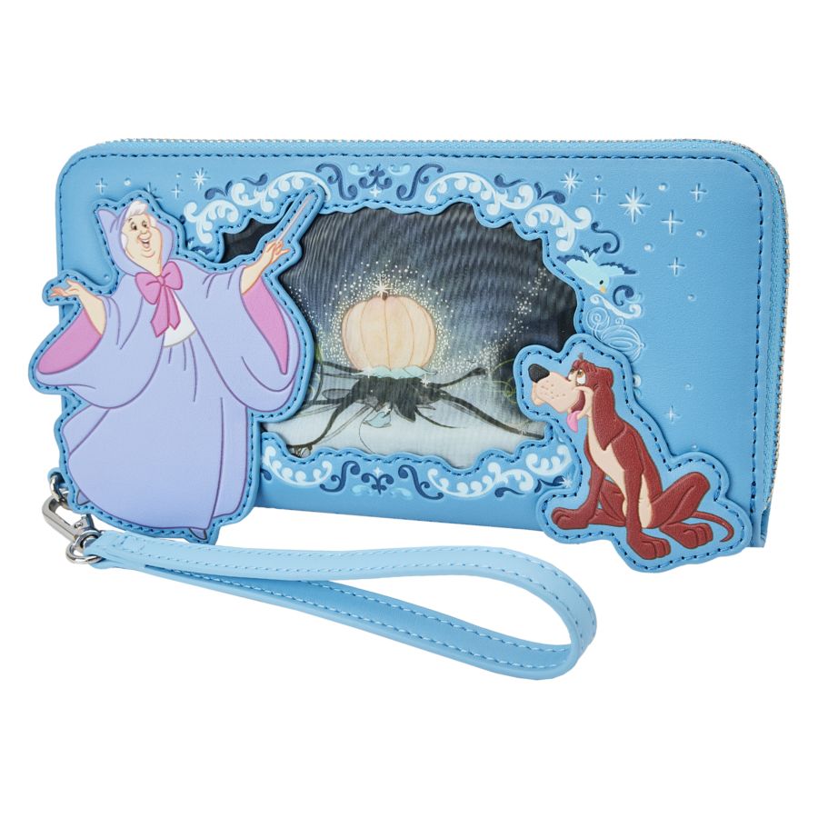 Cinderella - Princess Lenticular Zip Around Wallet