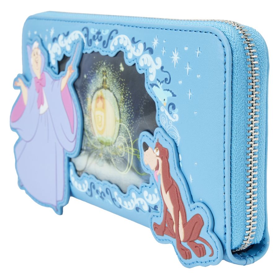 Cinderella - Princess Lenticular Zip Around Wallet