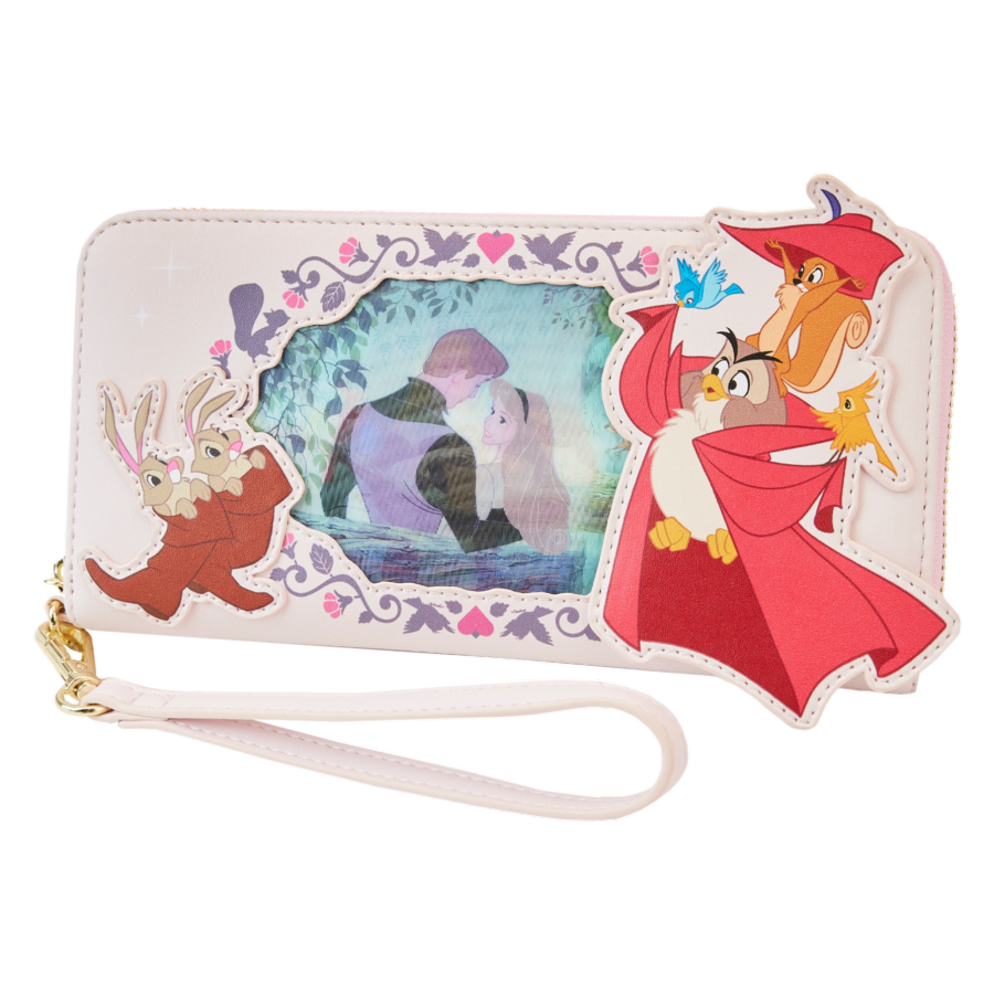 Sleeping Beauty - Princess Lenticular Series Wristlet Wallet