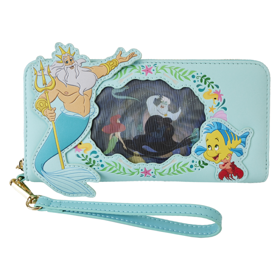The Little Mermaid (1989) - Ariel Princess Lenticular Zip Around Wallet