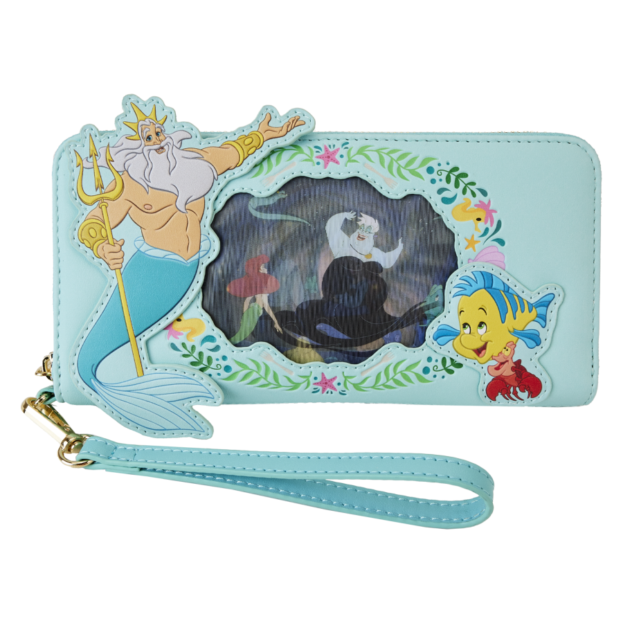 The Little Mermaid (1989) - Ariel Princess Lenticular Zip Around Wallet