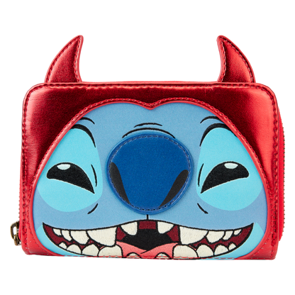 Disney - Stitch Devil Cosplay Zip Around Wallet
