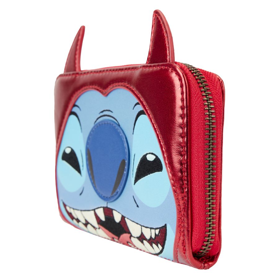 Disney - Stitch Devil Cosplay Zip Around Wallet