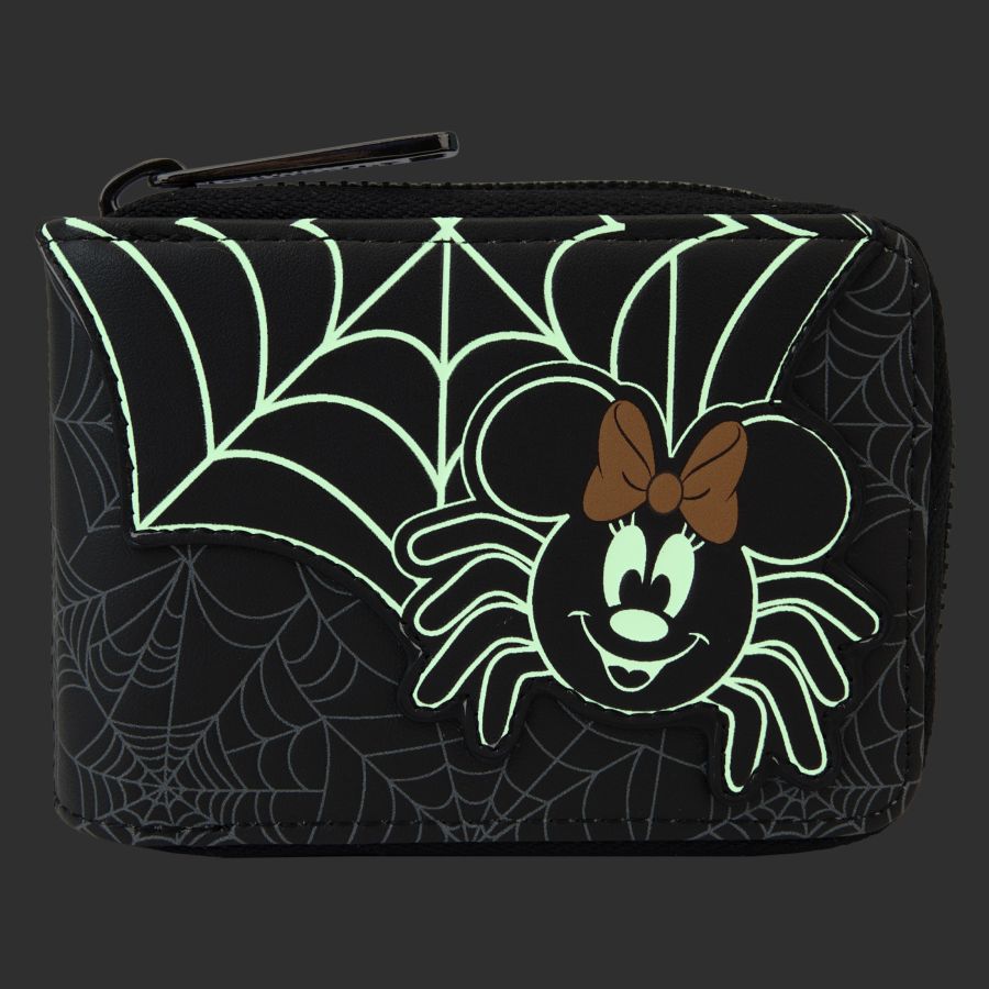 Disney - Minnie Mouse Spider Glow Accordion Wallet