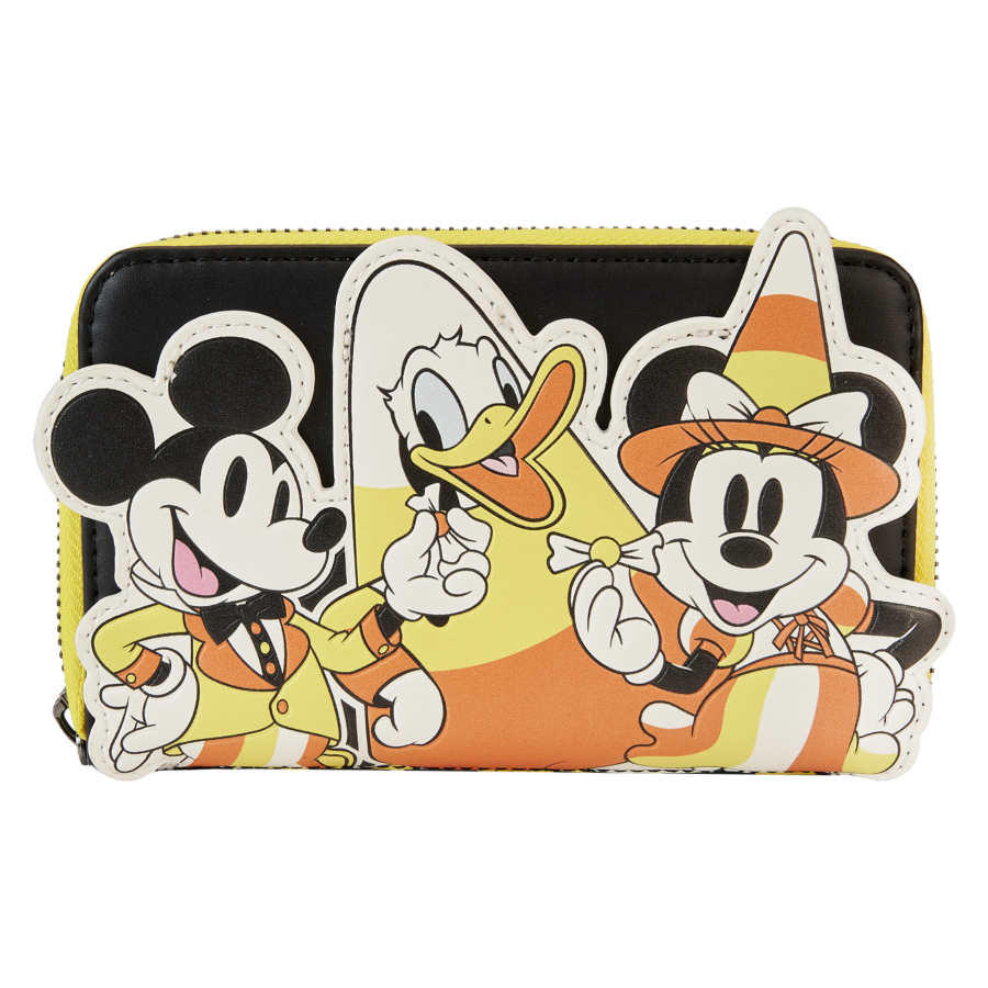 Disney - Mickey & Friends Candy Corn Zip Around Wallet