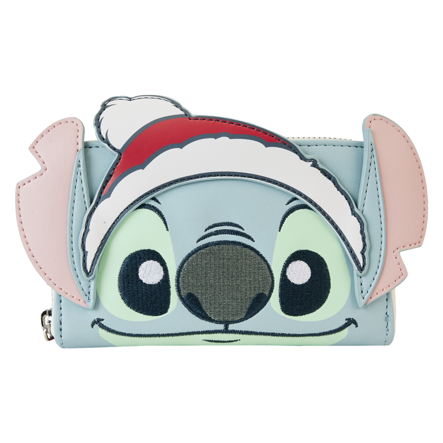 Lilo & Stitch - Stitch Holiday Glitter Zip Around Wallet