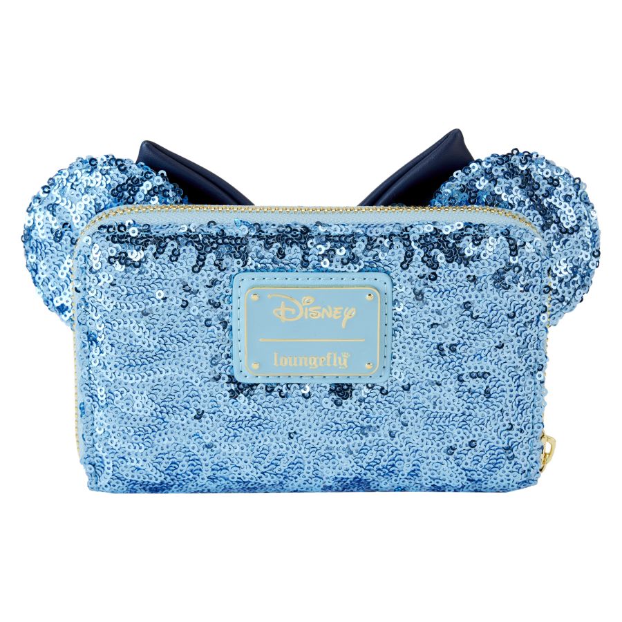Disney - Minnie Mouse Hanukkah Sequin Zip Around Wallet