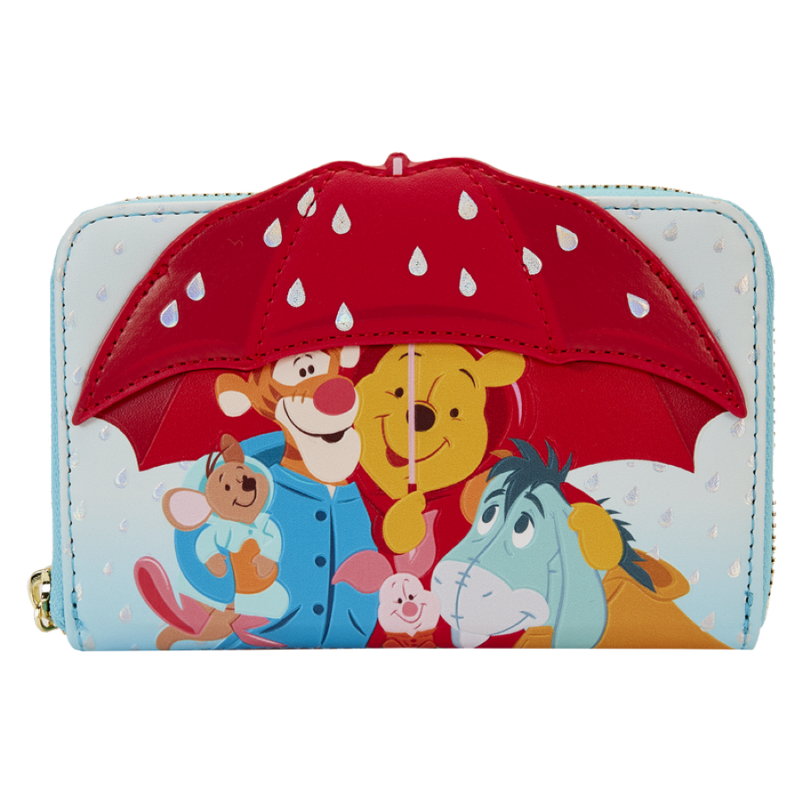 Winnie The Pooh - Pooh & Friends Rainy Day Zip Around Wallet