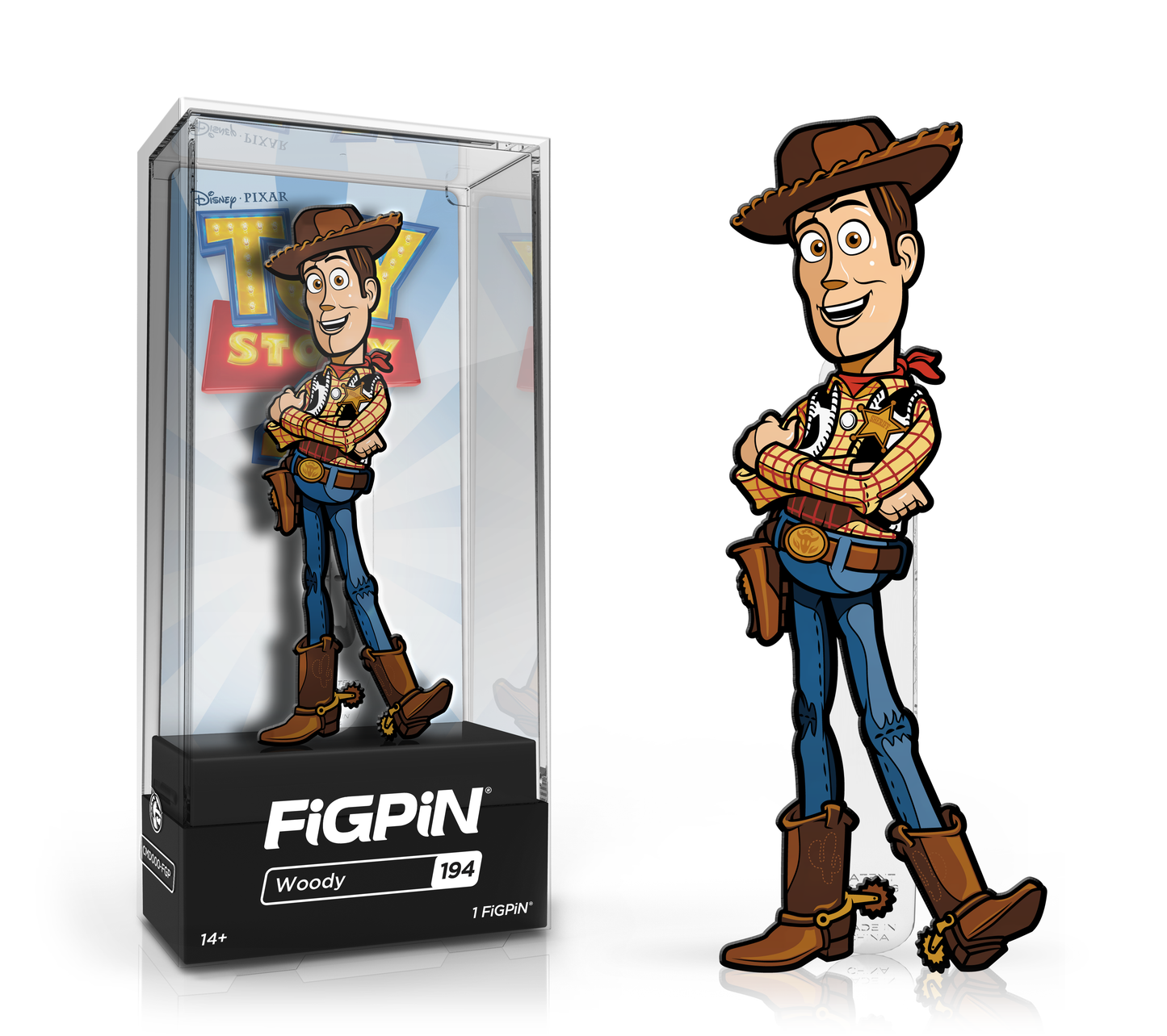 Toy Story 4 - Woody 3" Collectors FigPin #194