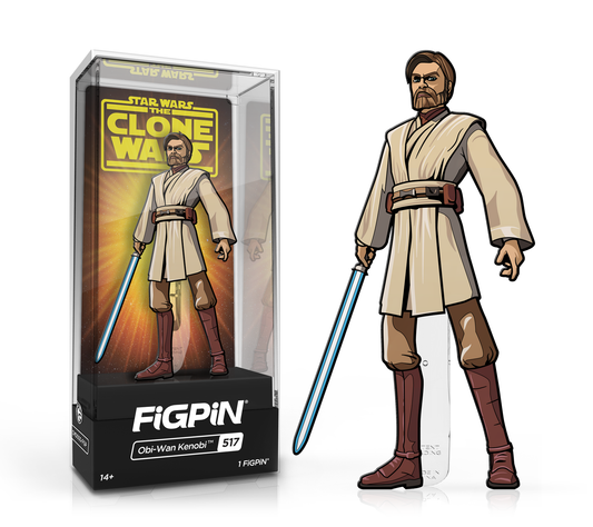 Star Wars Clone Wars - Obi-wan Kenobi 3" Collectors FigPin #517