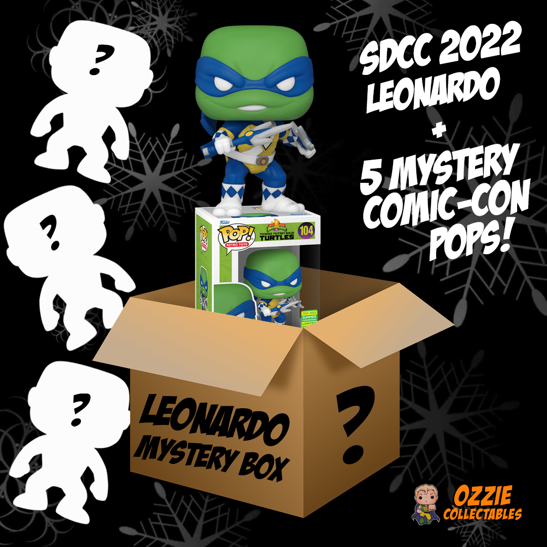 TMNT X Power Rangers Leonardo SDCC 2022 MYSTERY Box