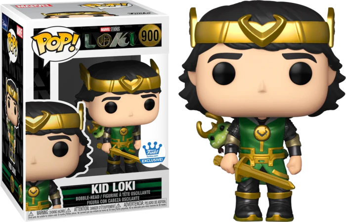 Loki - Kid Loki (Metallic) Funko Stickered Pop! Vinyl #900