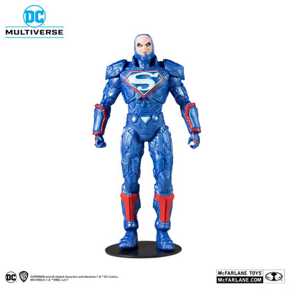 Justice League: The Darkseid War - Lex Luthor Power Suit Blue with Throne 7" Action Figure