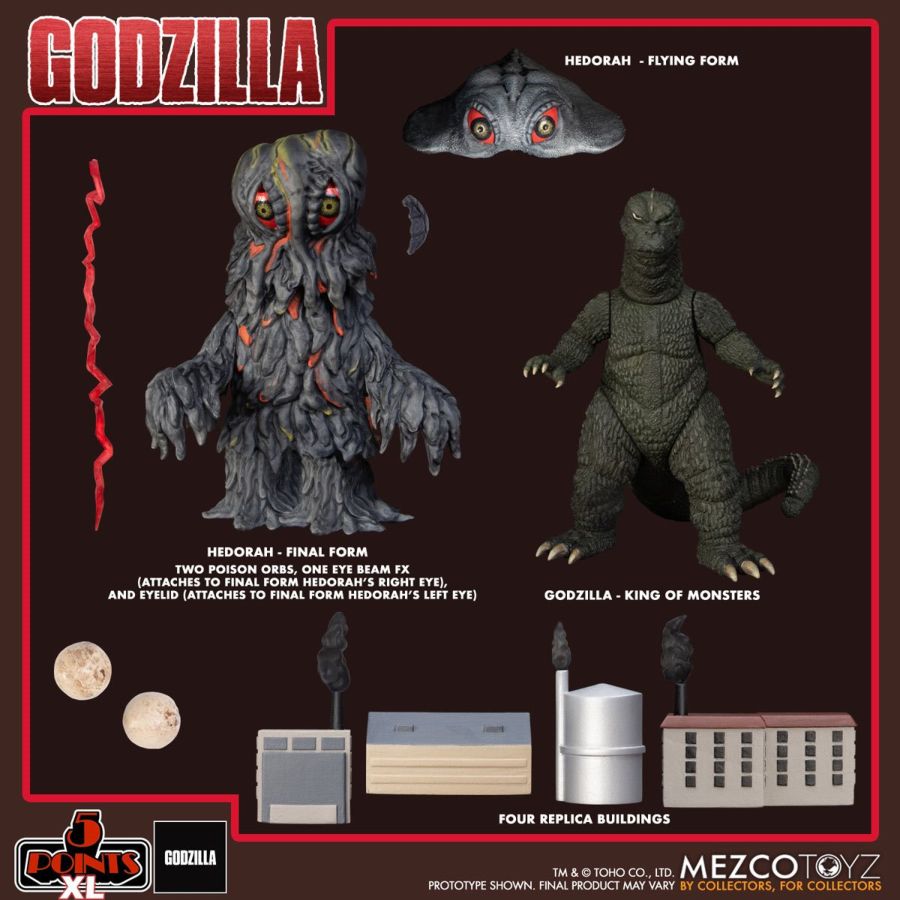 Godzilla - Godzilla vs Heforah 5 Point Box Set