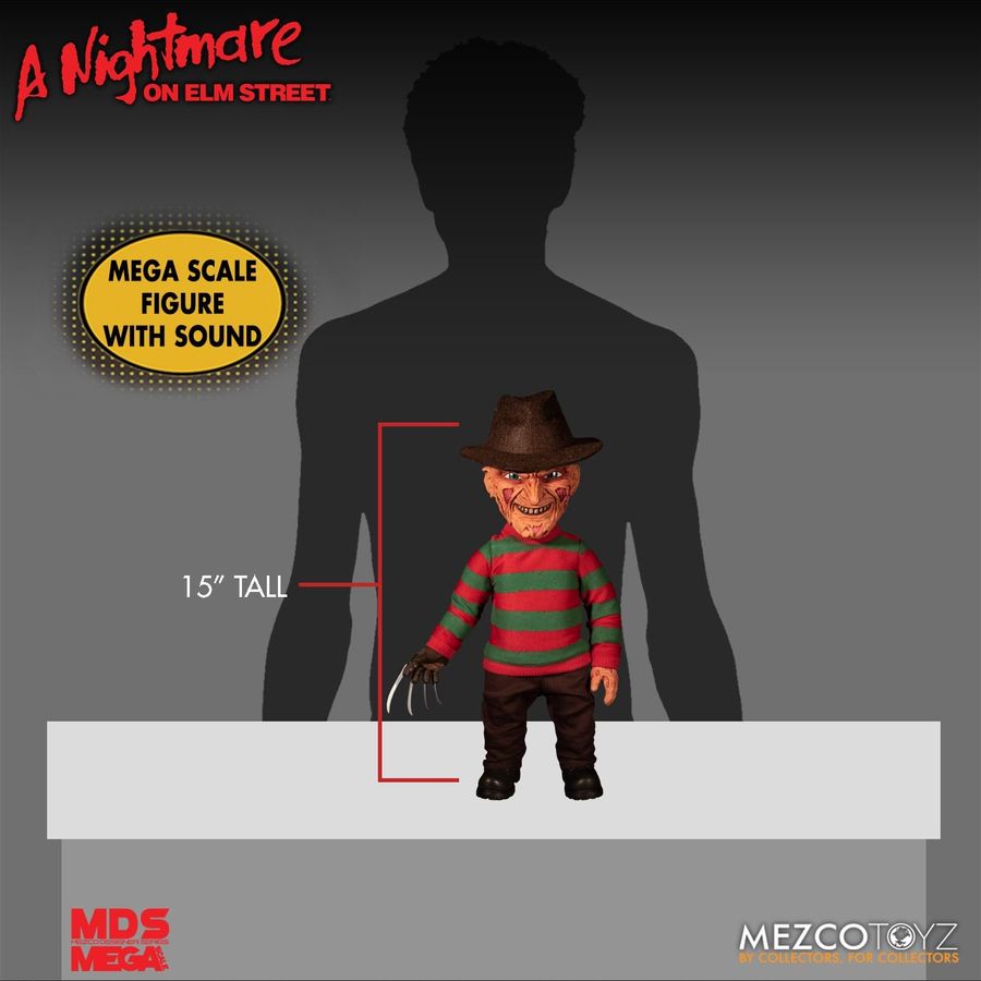 Nightmare on Elm Street - Freddy Krueger Mega Scale Action Figure - Ozzie Collectables